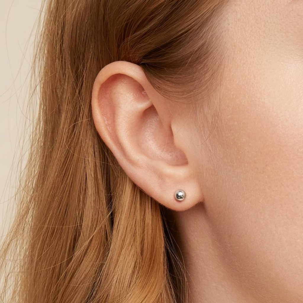 Balla Ball Back Earrings