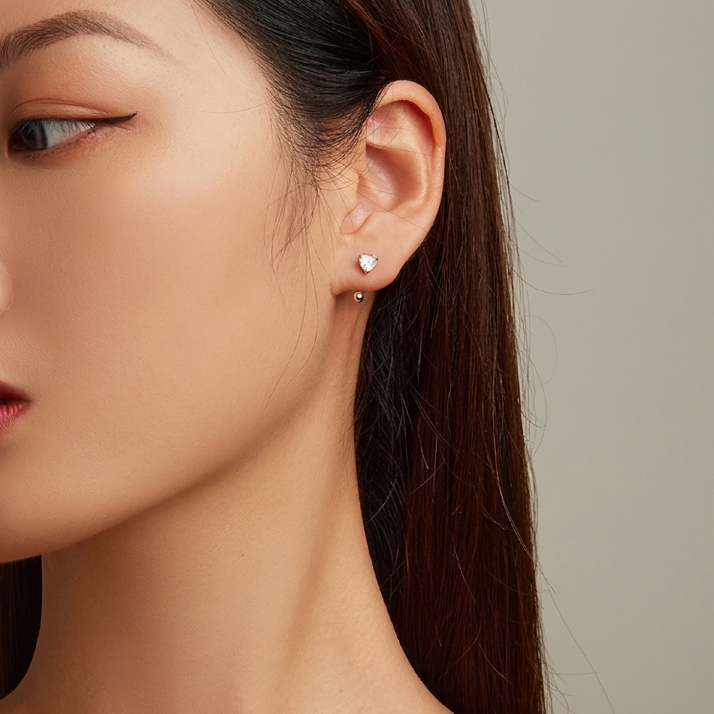 Helix CZ Ball Back Earrings